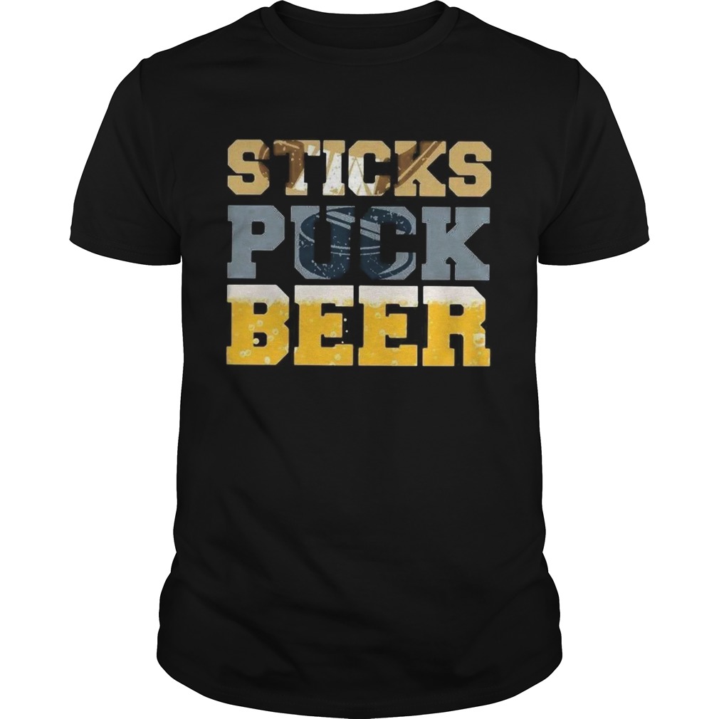 Sticks Puck Beer shirt