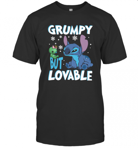 Stitch Grumpy But Lovable Snows T-Shirt