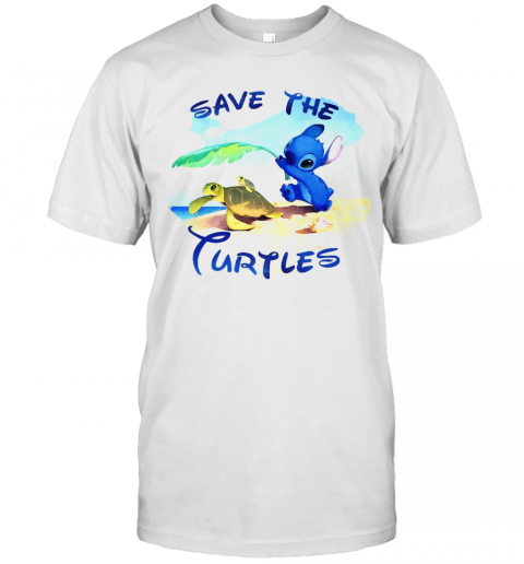 Stitch Save The Turtles T-Shirt