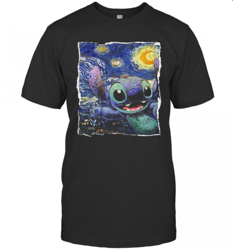 Stitch Starry Night Van Gogh T-Shirt