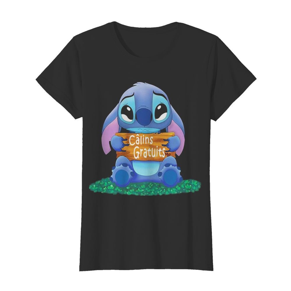 Stitch crying calins gratuits  Classic Women's T-shirt