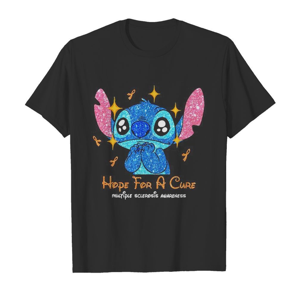 Stitch hope for a cure multiple sclerosis awareness shirt