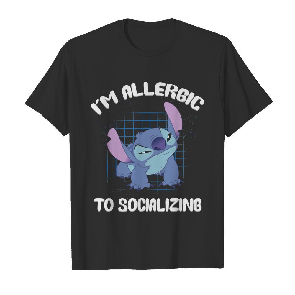 Stitch i’m allergic to socializing shirt