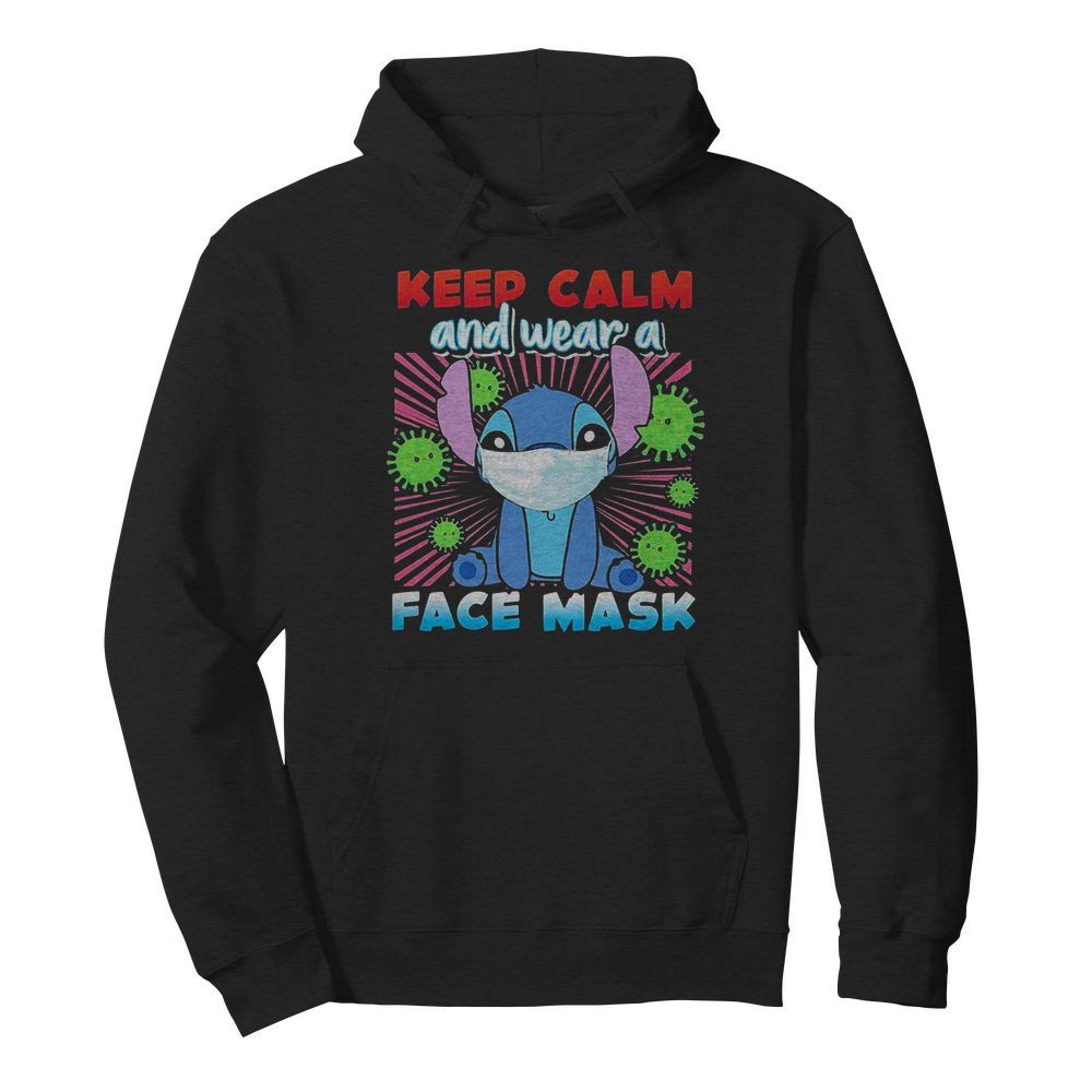 Stitch keep calm and wear a face mask covid-19  Unisex Hoodie