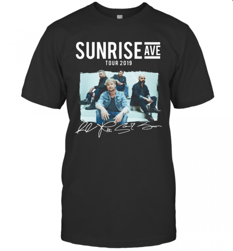 Sunrise Avenue Tour 2019 Signatures T-Shirt