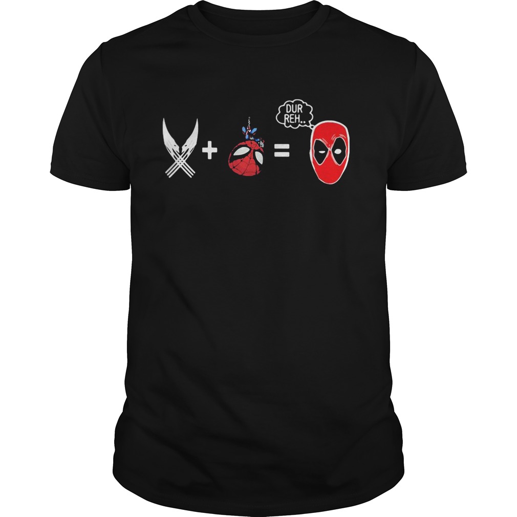 Sword and spiderman dur reh shirt