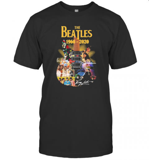 The Beatles 1960 2020 Guitar Signatures T-Shirt