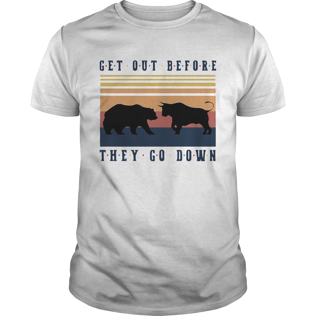 The Beer Vs The Buffalo Get Out Before They Go Down Vintage shirt