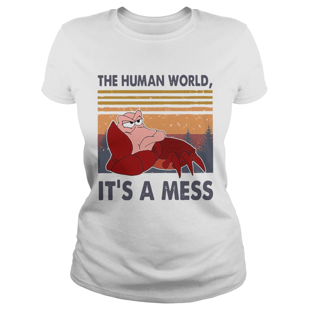 The Human World Its A Mess Vintage  Classic Ladies