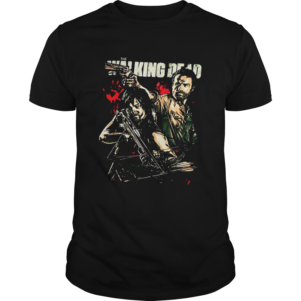 The Walking Dead Daryl and Rick shirt