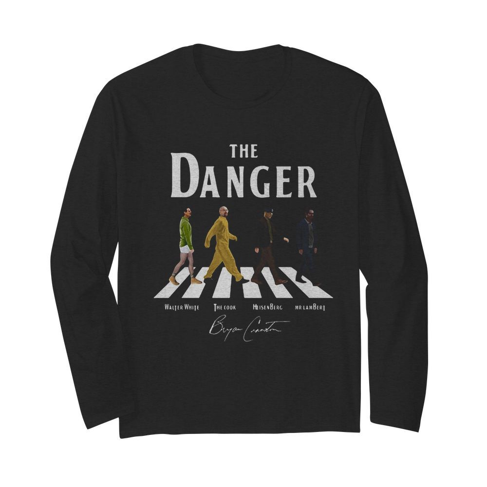 The danger abbey road signatures  Long Sleeved T-shirt 