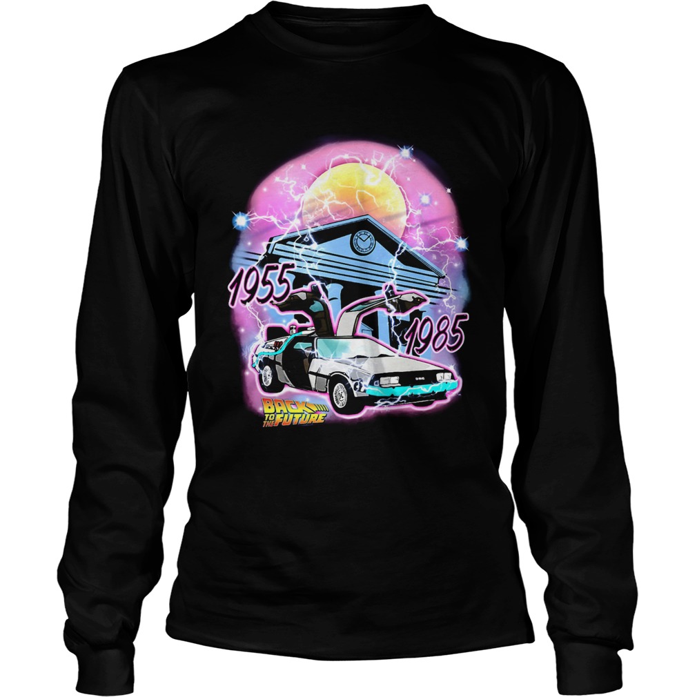 The future  destination 1955 time machine 1985  Long Sleeve