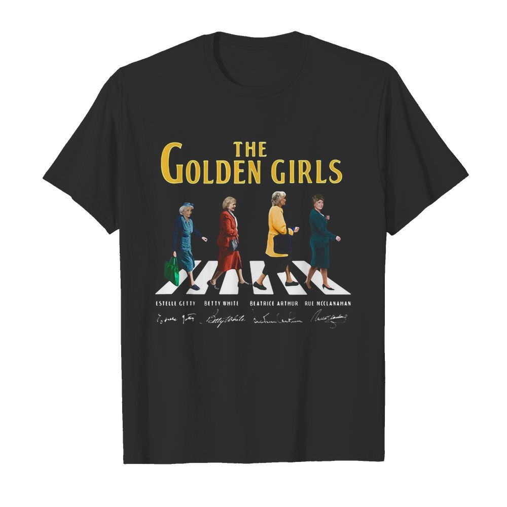 The golden girls abbey road signatures shirt