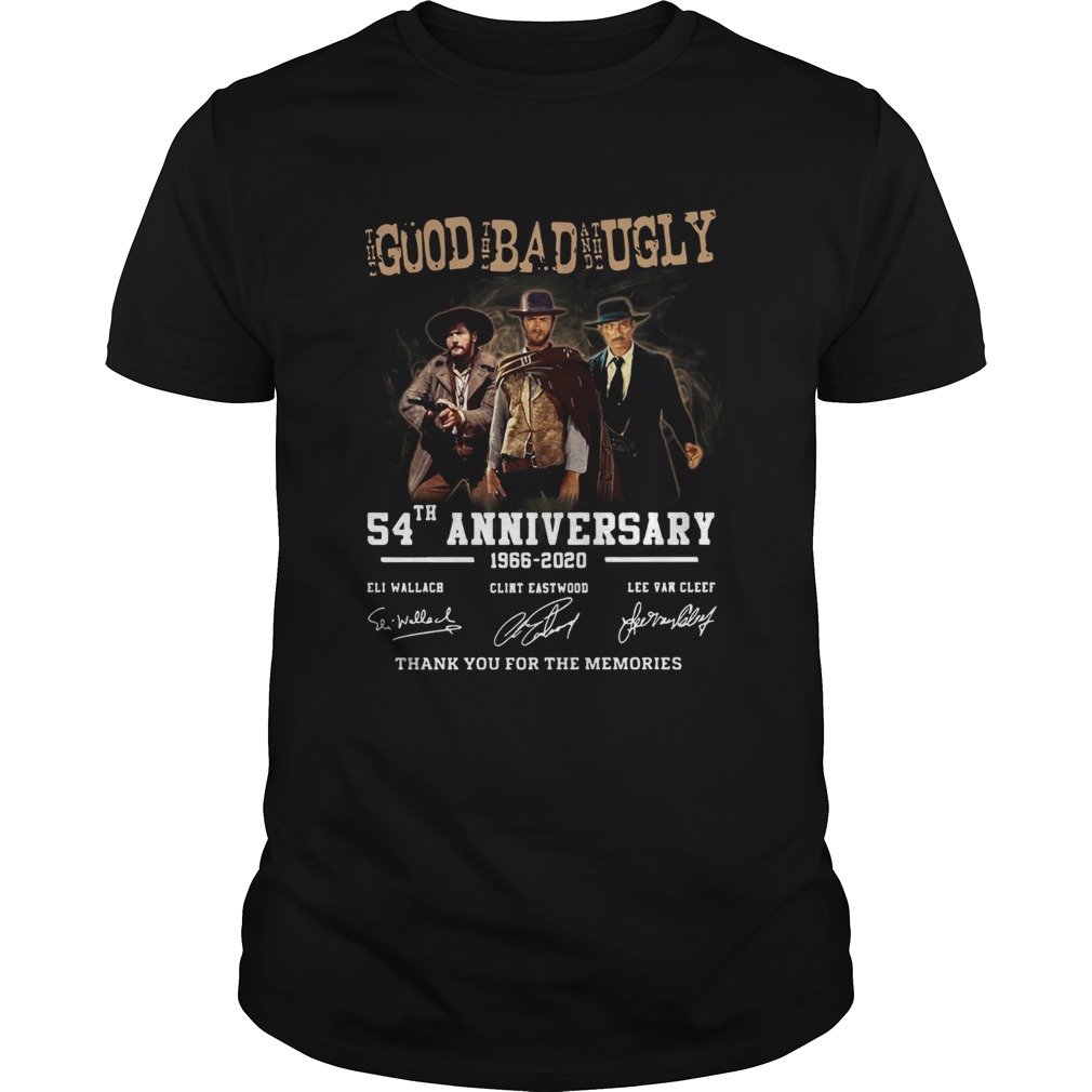 The good the bad and the ugly 54th anniversary 1966 2020 thank you for the memories signatures shir