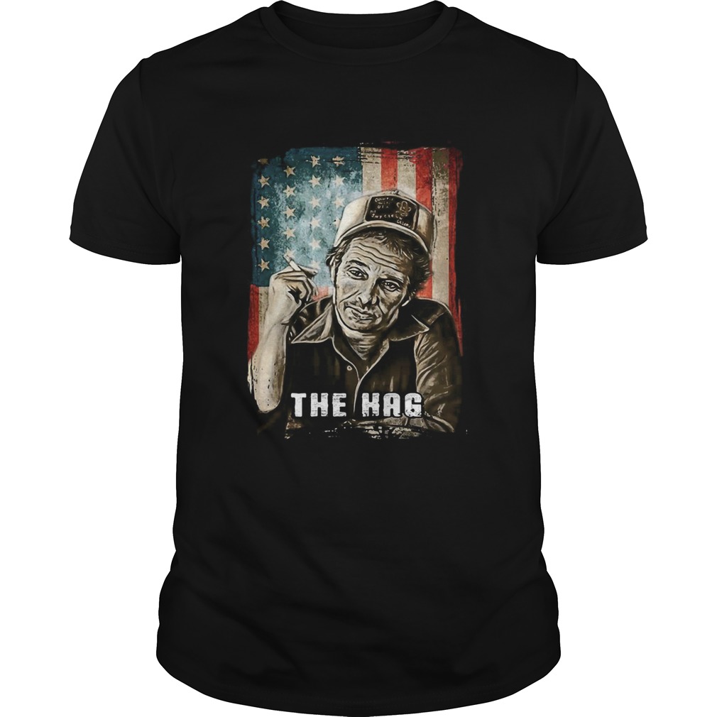 The hag smoking american flag independence day shirt