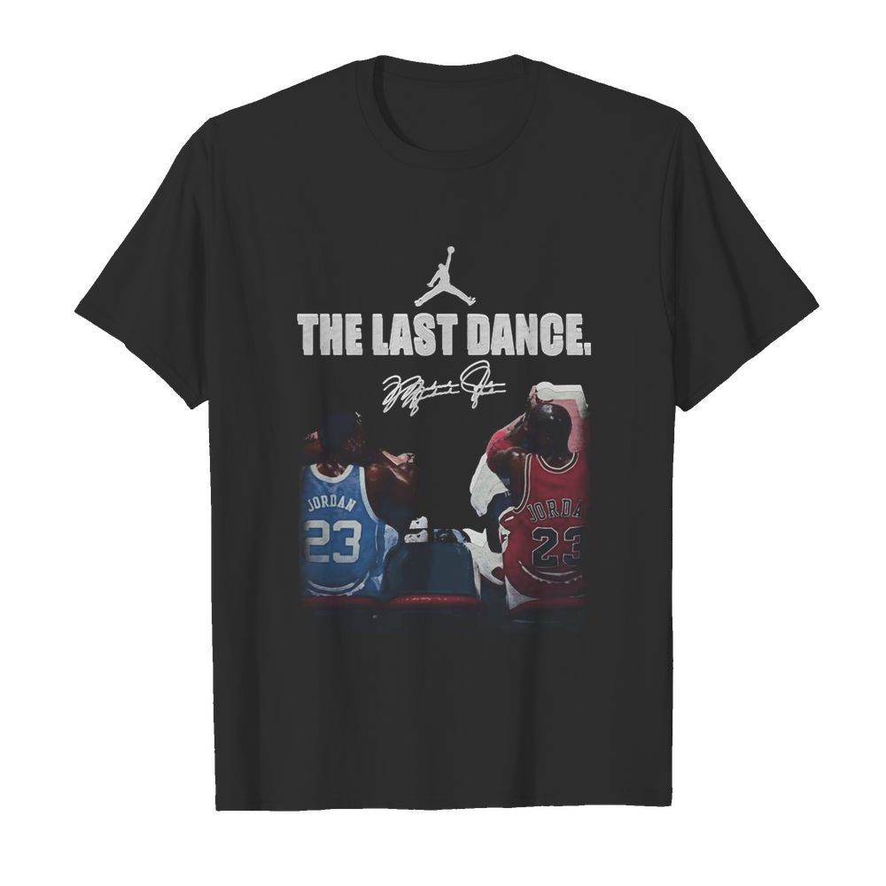 The last dance michael jordan and kobe bryant basketball signature shirt