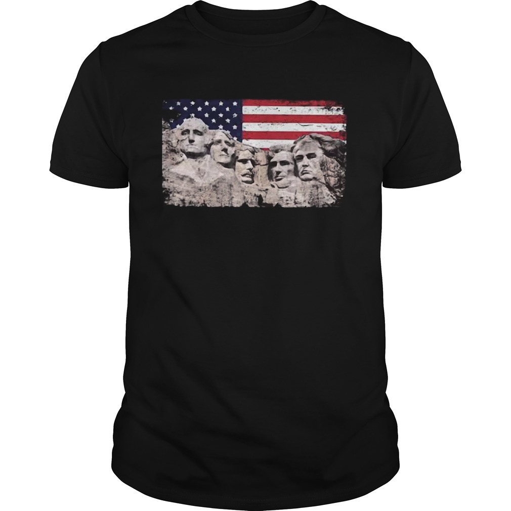 Trump 45th Added To Mount Rushmore shirt