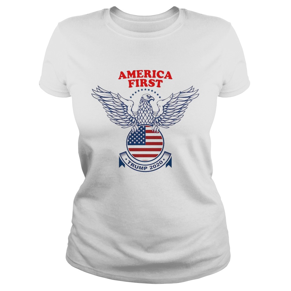 Trump Nazi Eagle America First 2020  Classic Ladies