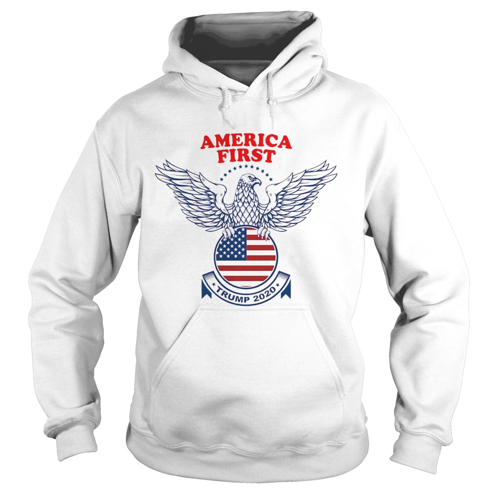 Trump Nazi Eagle America First 2020  Hoodie