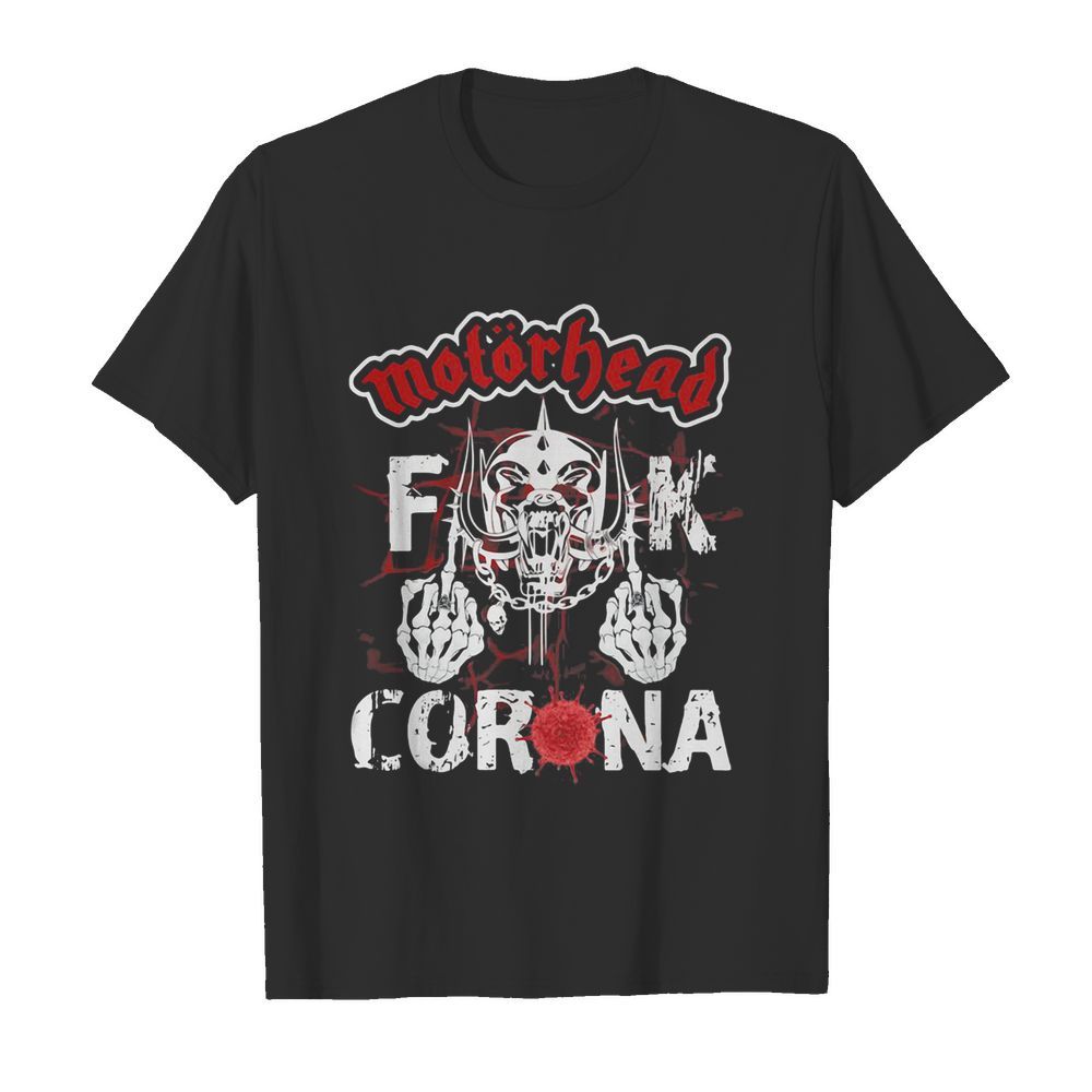 Viking skull motorhead fuck coronavirus shirt