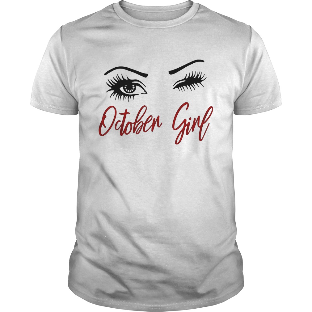 White eyes october girl shirt