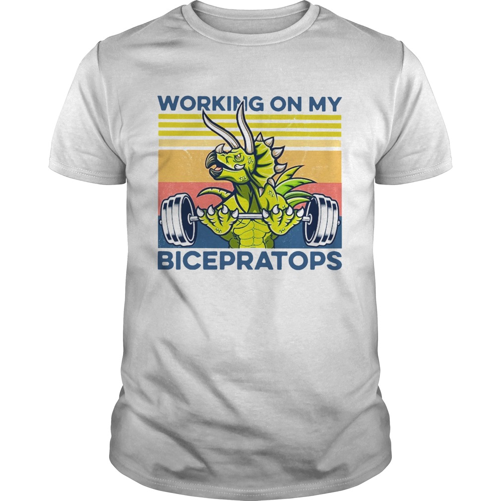 Working On My Bicepratops Vintage shirt