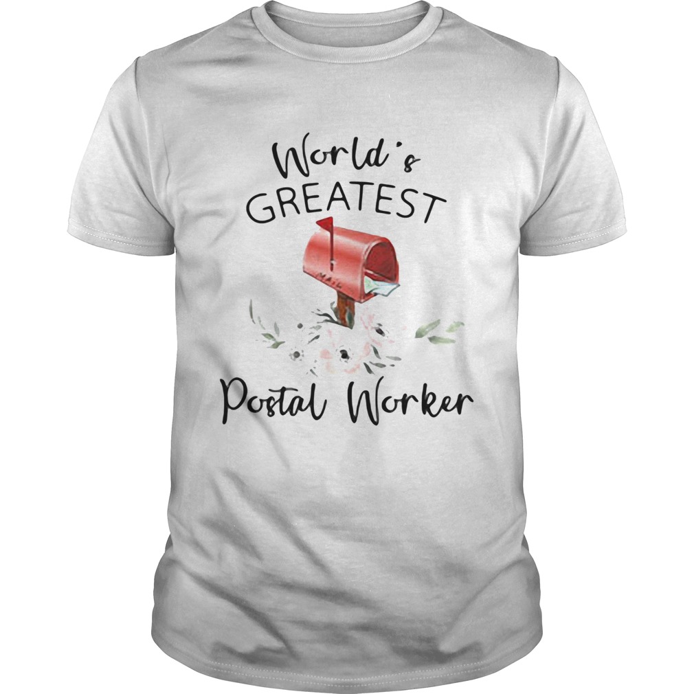 Worlds Greatest Postal Worker Mailbox shirt