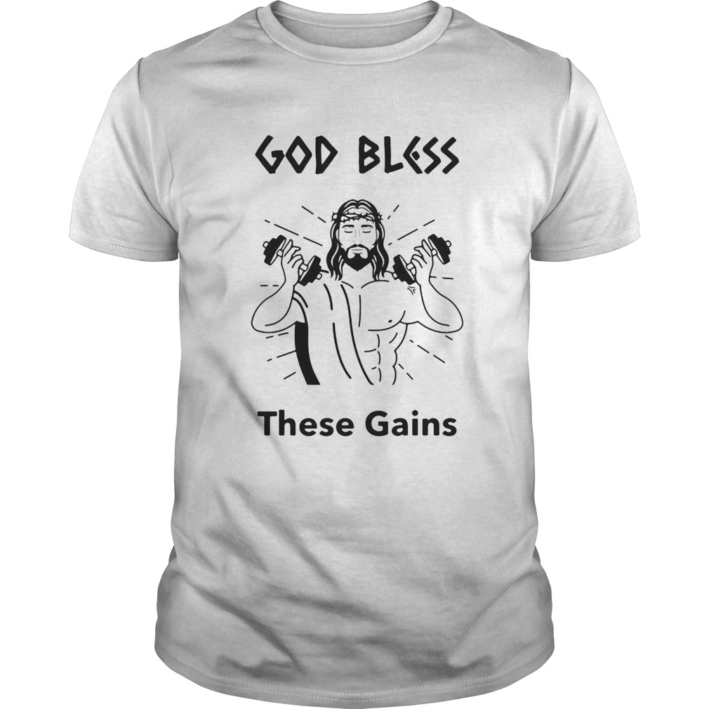 Wrestling god bless these gains shirt