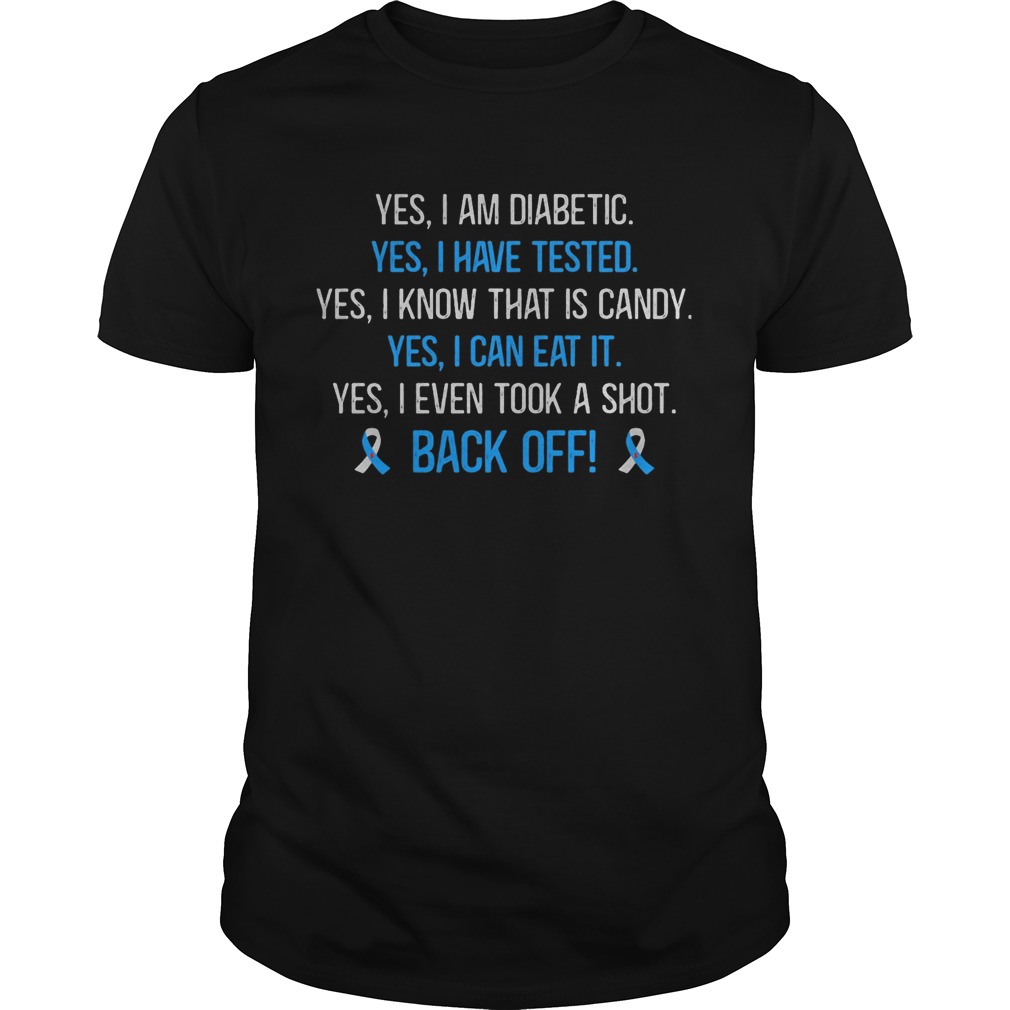 Yes I am diabetic yes I have tested yes I know that is candy yes I can eat it back off  Unisex