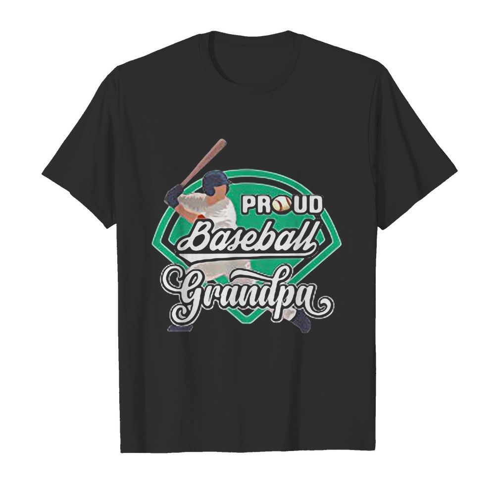 proud baseball grandpa shirt