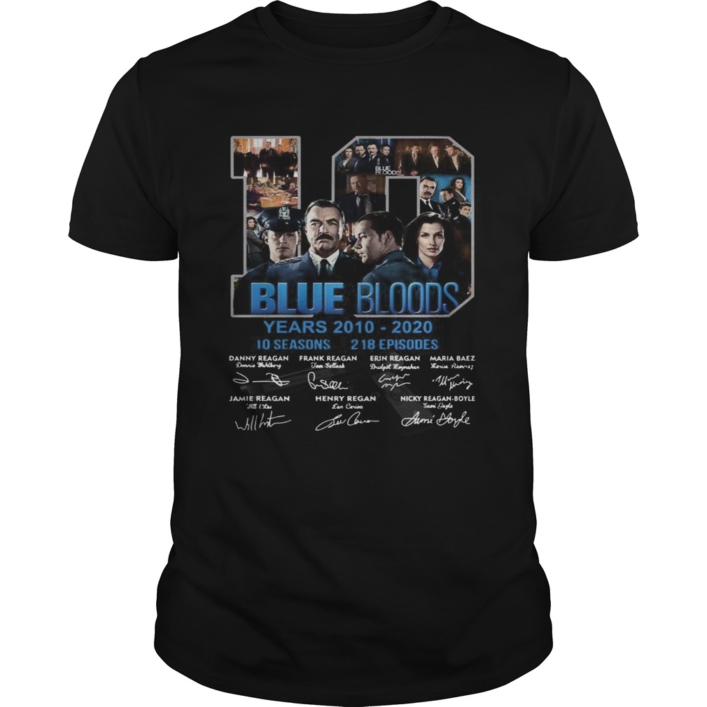 19 Blue Bloods Year 20102020 Signatures shirt