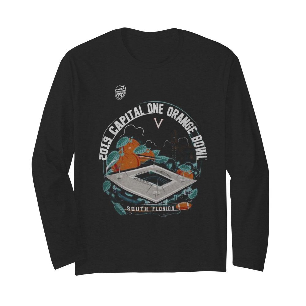 2019 football the captain one orange bowl south florida  Long Sleeved T-shirt 