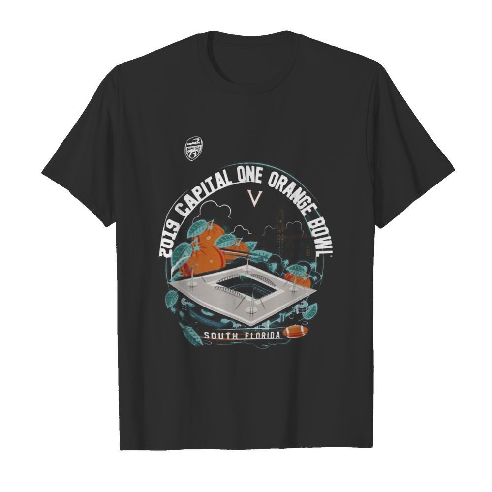 2019 football the captain one orange bowl south florida shirt