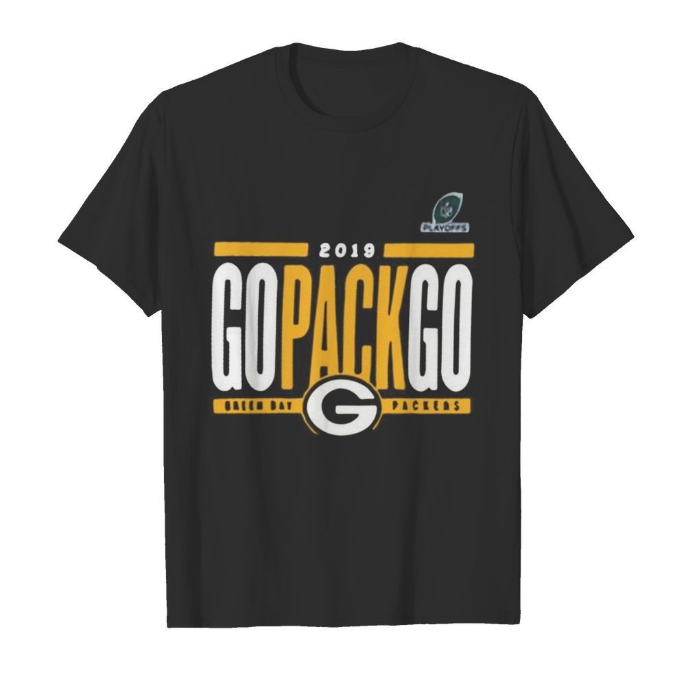 2019 go pack go green bay packers shirt