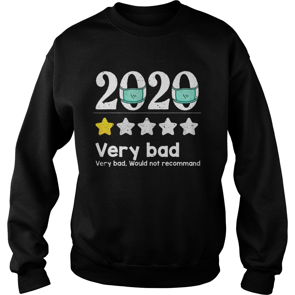 2020 Review1 Star Very bad year would not recommend  Sweatshirt