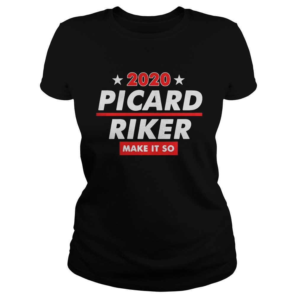 2020 picard riker make it so stars  Classic Ladies