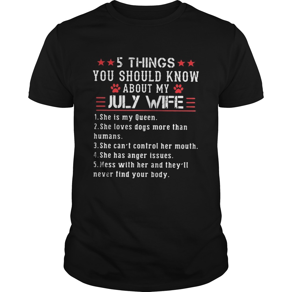 5 things you should know about my july wife  Unisex