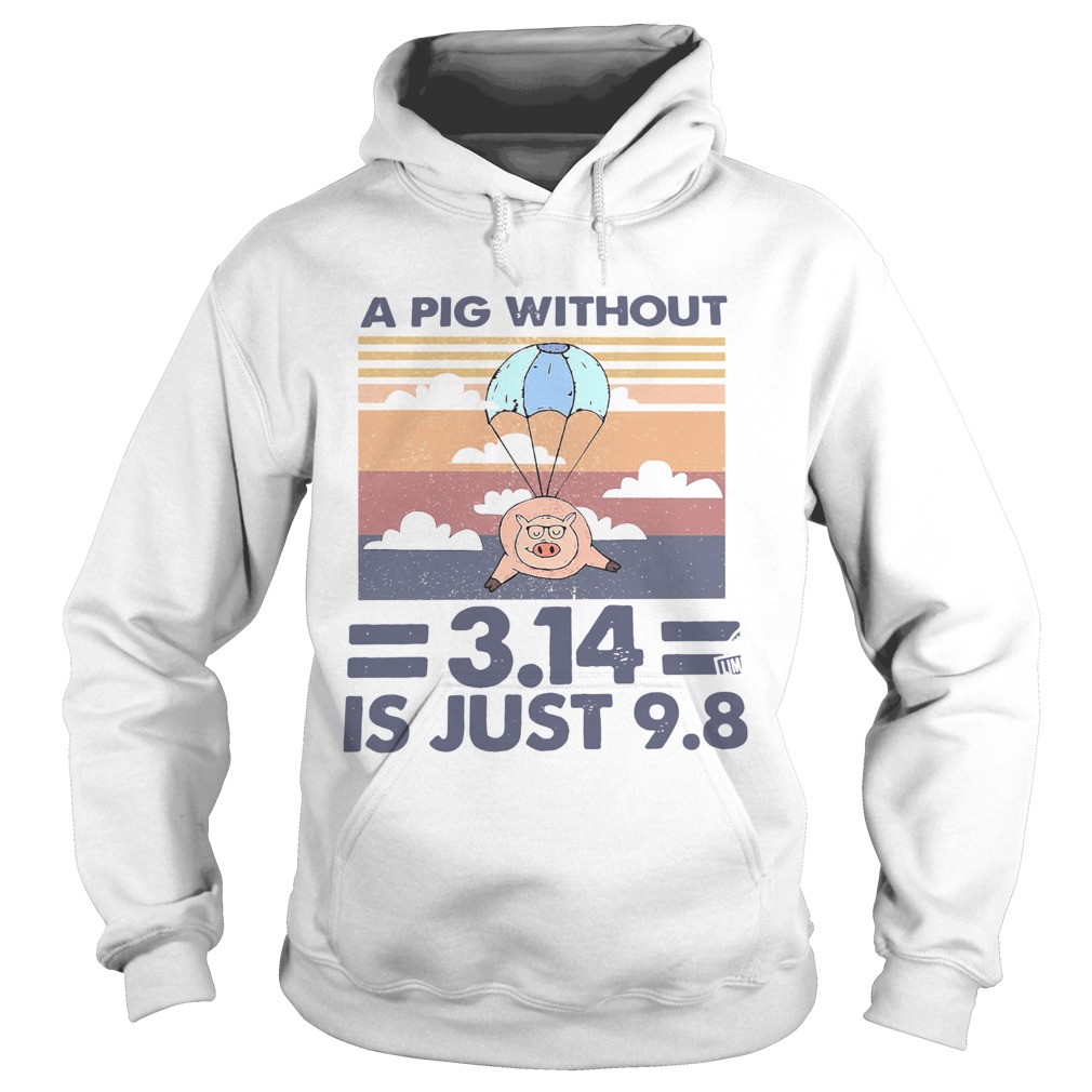 A Pig Without 314 Is Just 98 Vintage  Hoodie