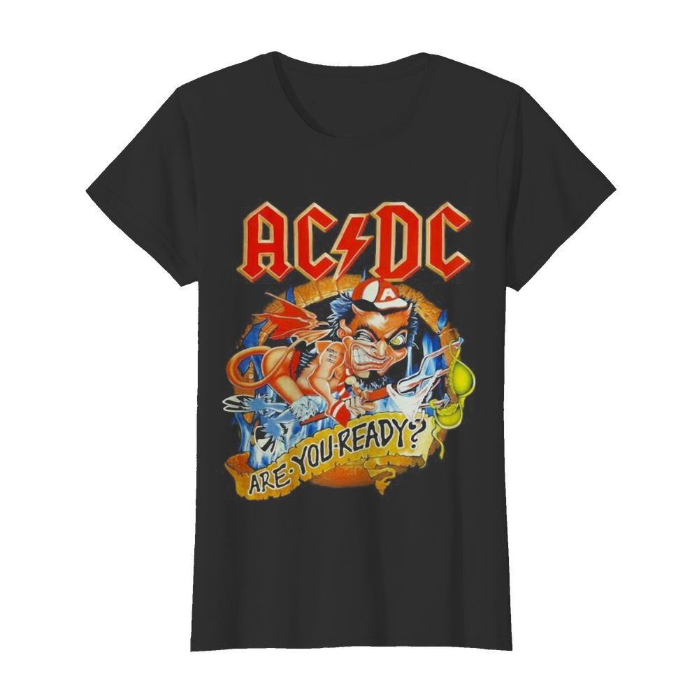 Acdc band are you ready satan  Classic Women's T-shirt