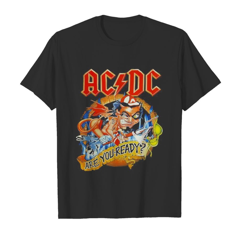 Acdc band are you ready satan  Classic Men's T-shirt