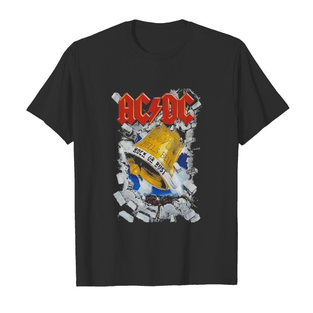 Acdc band hells bell rock or rust christmas shirt