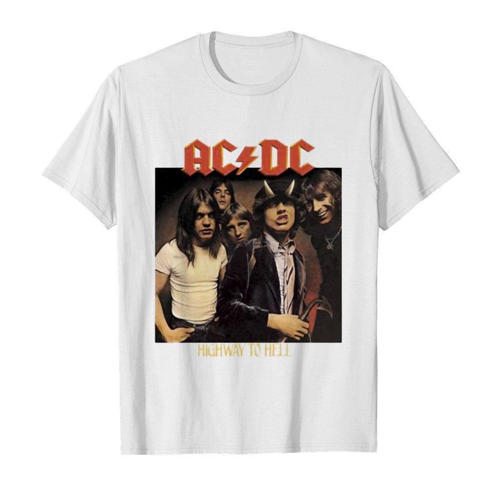 Acdc band members highway to hell shirt