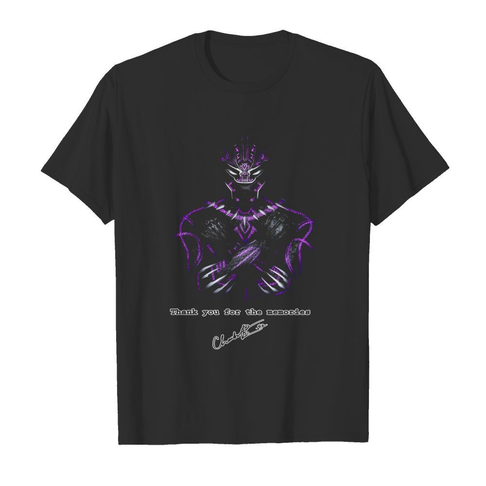 Actor Chadwick Boseman The Black Panther Marvel shirt