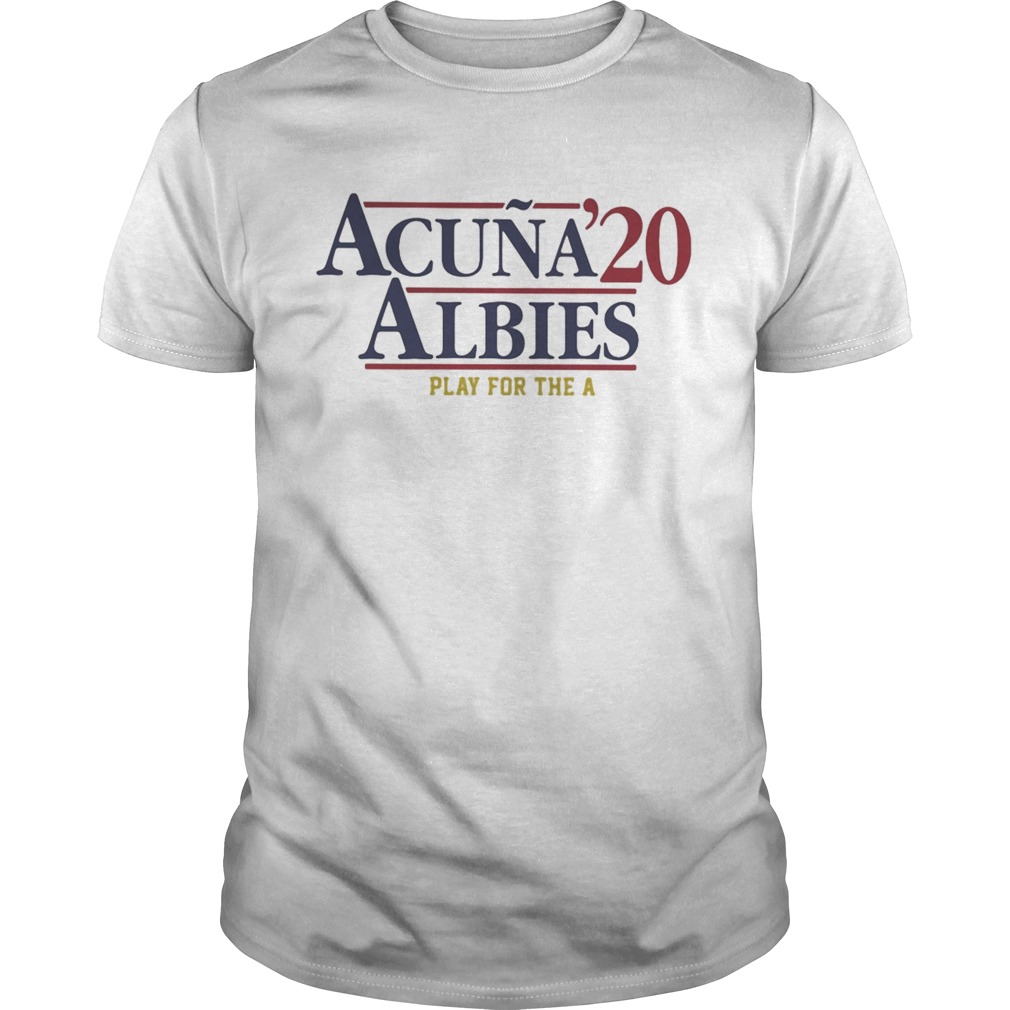 Acuna 20 albies play for the a shirt