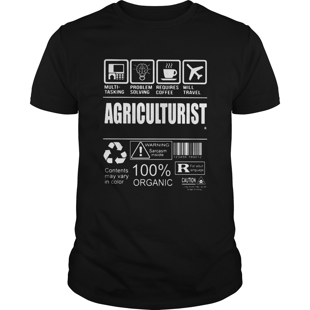 Agriculturist 100 percent organic shirt