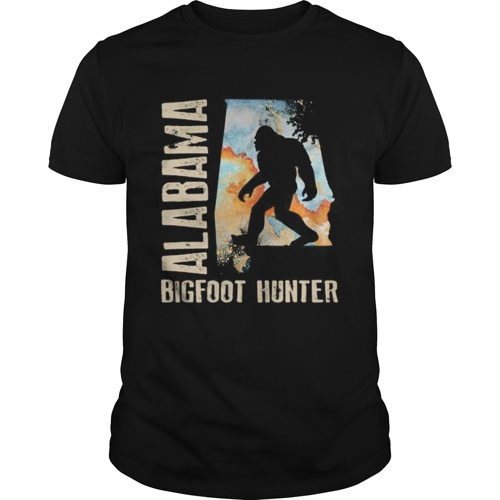 Alabama bigfoot hunter sunset shirt