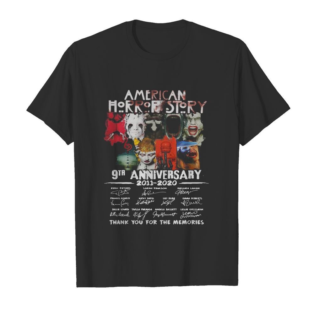 American Horror Story 9th Anniversary 2011 2020 Thank You For The Memories  Classic Men's T-shirt