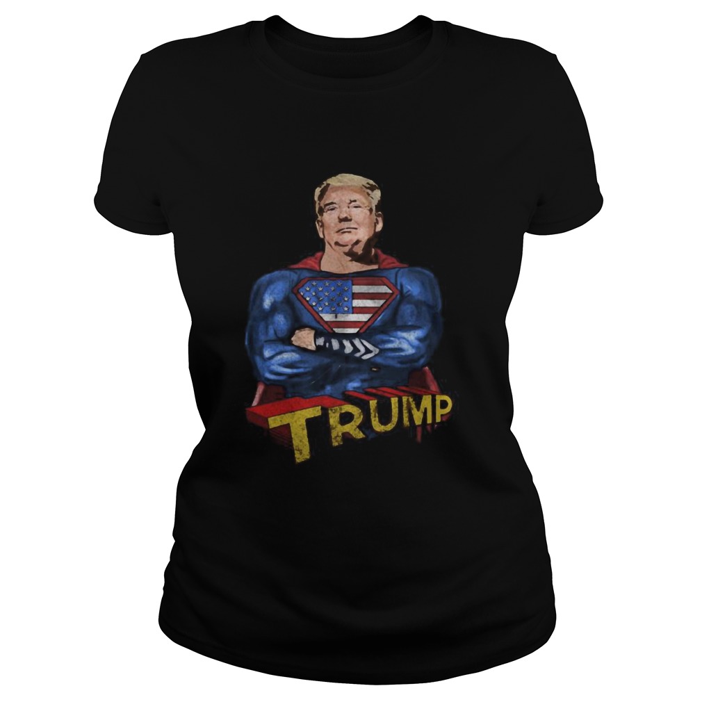 American super hero trump  Classic Ladies