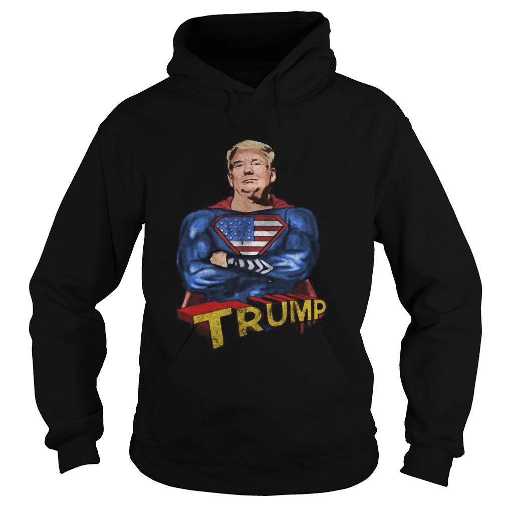 American super hero trump  Hoodie