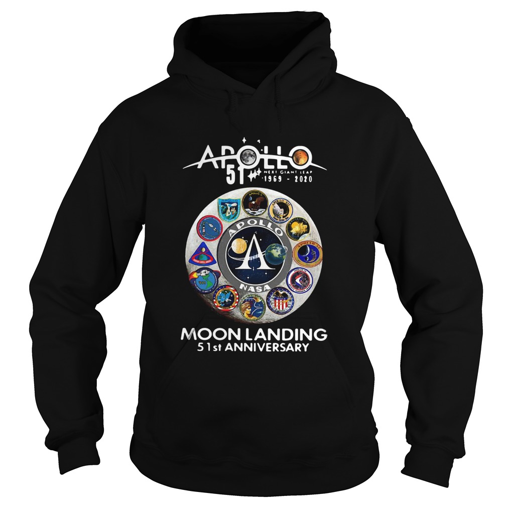 Apollo 51 19692020 Moon Landing 51st Anniversary  Hoodie